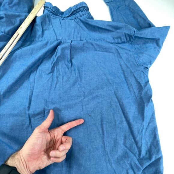 Bulwark Flame Resistant Shirt Mens XXL-RG Blue Denim Button Down ARC Rating 7.7 - Picture 12 of 13